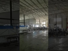 ガラスの蓋を硬化する加工ライン