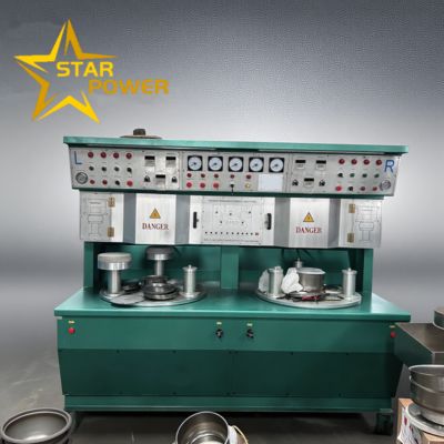 お買い得 Dual-Station Aluminum Brazing Machine for Cookware 580-620°C 0.3-3 MPa オンライン