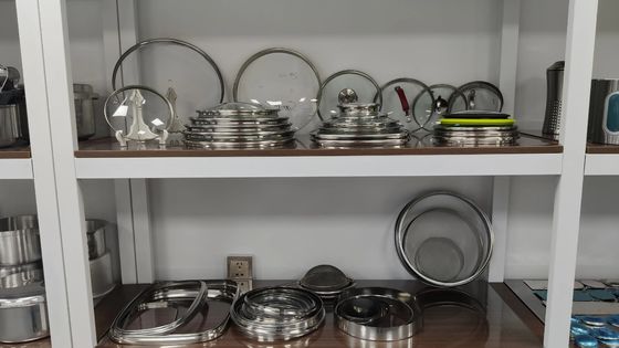 ガラス蓋の作成のためのガラス平板の切断の調理器具の生産ライン