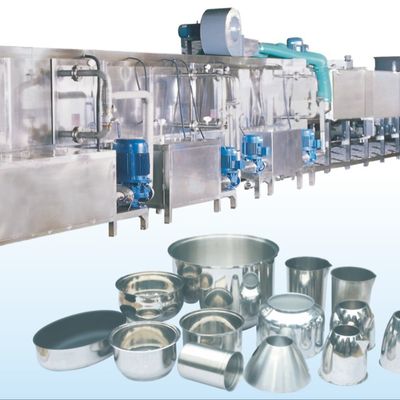 高速金属器具洗濯ライン 265kw 2.5t/H 炊飯器洗濯機 作業流水 柔らかい水