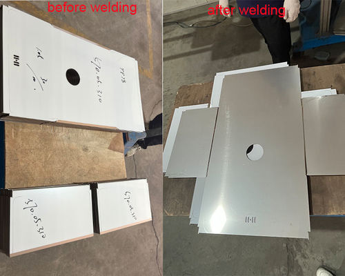 高精度 CNC キッチン用品 材料 結合 ストレートシーム 高度レーザー 溶接 機械