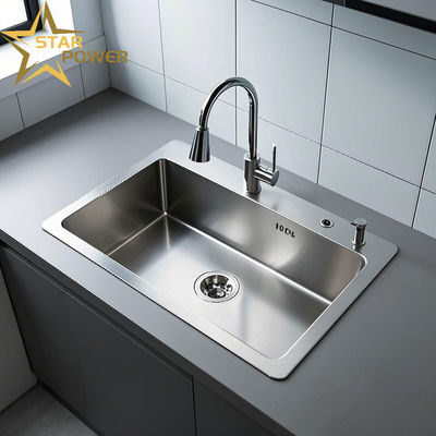 304 ステンレス スチール シングル と ダブル シンク 統合 鋳造 厚み 深化 増強 線 図