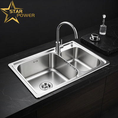 304 ステンレス スチール シングル と ダブル シンク 統合 鋳造 厚み 深化 増強 線 図
