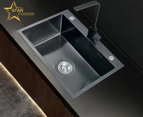 キッチン 304 ステンレス スチール 手作り シンク シングルシンク 家用 洗面台
