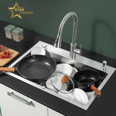 304 キッチン ハンドシンク 商業用大型シングルシンク