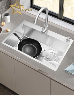 カスタマイズされた頑丈なステンレス鋼の手洗面台 キッチン機器