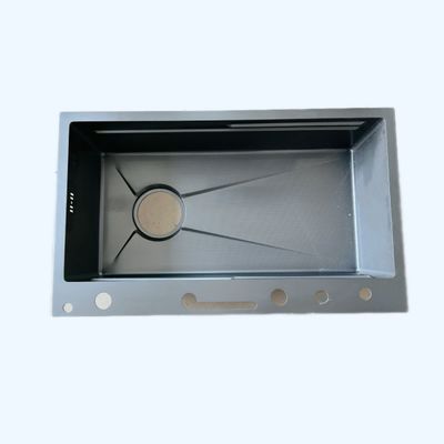 現代のキッチンのためのグレーの隔壁キッチンシンク