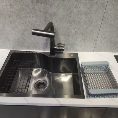 304 ステンレス 鋼 二重 ボウル キッチン シンク アクセサリー