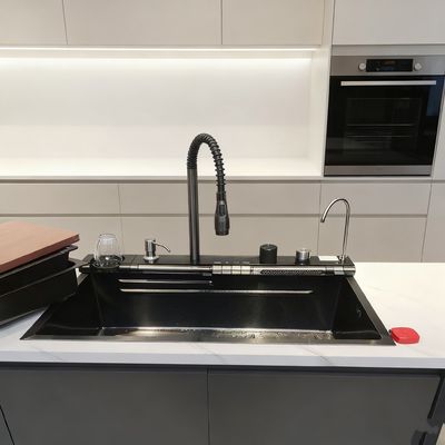 お買い得 組み込み水槽付きのステンレススチール キッチンシンク 900mm×550mm オーダーメイドの盆深度 オーダーメイドの鋼尺度 オンライン