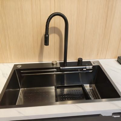 DeepMax Pro シングルボウルステンレス鋼 キッチンシンク