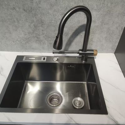 お買い得 双段階統合設計と食品グレード304/316のステンレス鋼のキッチンシンク オンライン