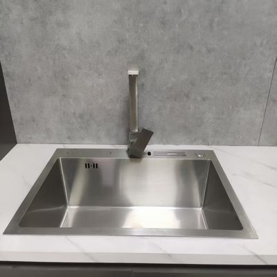 Handmade Stainless Steel Kitchen Sink with Bowl Depth 250-300mm and Panel Thickness 1.2-1.5mm or 1.8-2.0mm