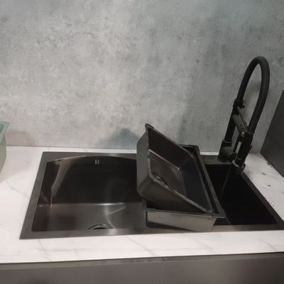Handmade Stainless Steel Kitchen Sink with R10 Round Corner and 304/316 Food Grade Material