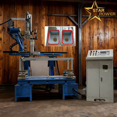 高効率CNC自動フラット四面溶接機、4軸同期連動および0.8～4.0mm板用精密融合制御