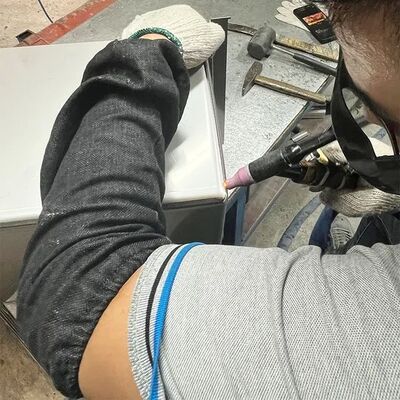 手作りキッチンシンク製造のための直縫溶接機