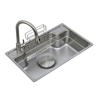 お買い得 Apron Front 23x21 Handmade Bar Sink SUS304 16 Gauge Single Bowl Deep Basin オンライン