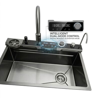 お買い得 32 Inch Undermount Double Bowl Kitchen Sink 50/50 SUS304 16 Gauge with Bottom Grids オンライン
